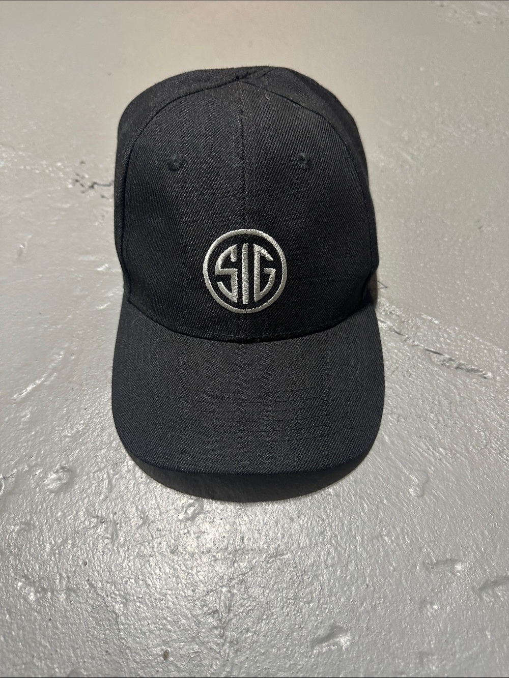 SIG Logo Black Baseball Cap